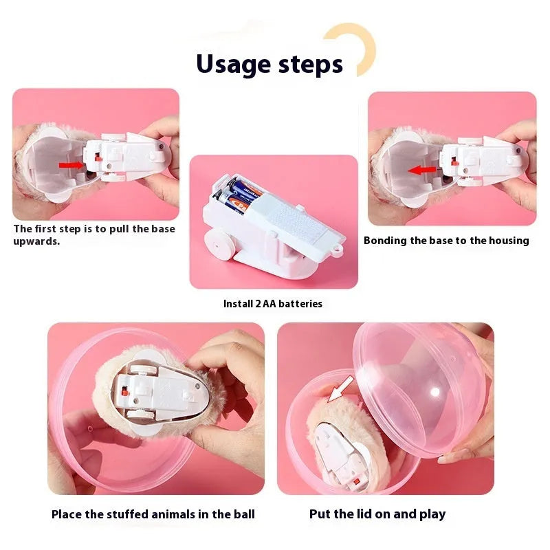 Purrfect Pet Kingdom® - Hamster Rolling Ball Toy Universal - Cat Toys