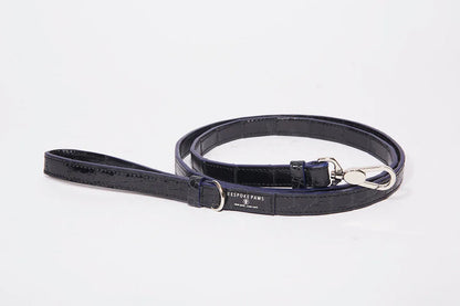 Purrfect Pet Kingdom® - Handcrafted Alligator Leather Leash for Petite Dog Breeds - Leashes