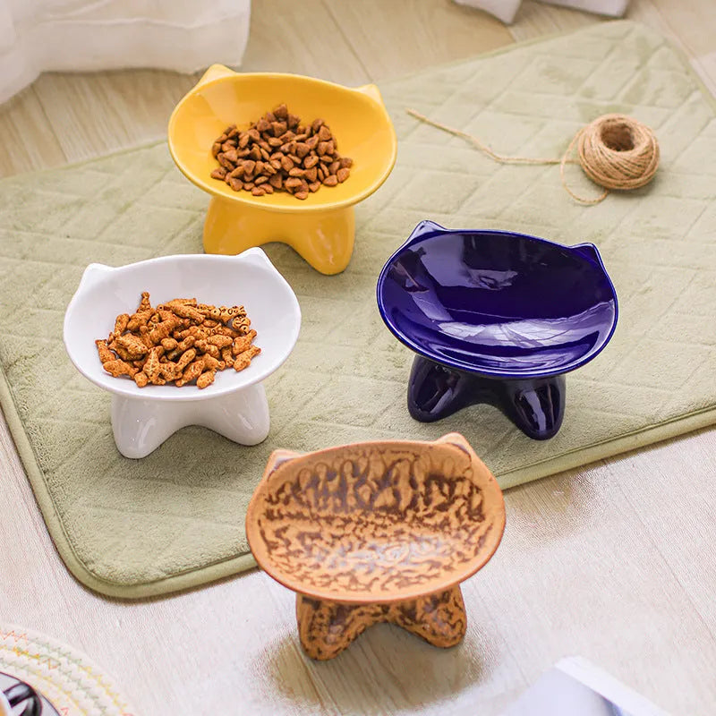 Purrfect Pet Kingdom® - Household Ceramic Cat Dog Pet Bowl - Bowls