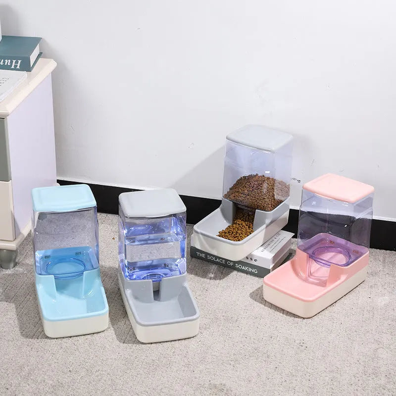 Purrfect Pet Kingdom® - Household Portable Fully Automatic Pet Feeding And Drinking - Auto Feeders