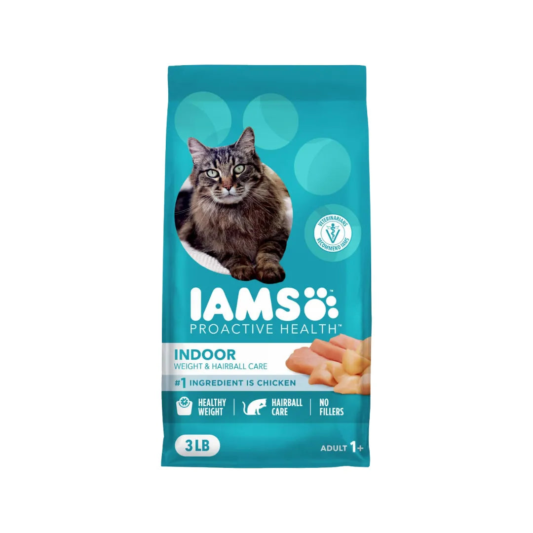 Purrfect Pet Kingdom - Iams Proactive Indoor Weight Control & Hairball Cat Kibble - Non-Prescription Cat Food