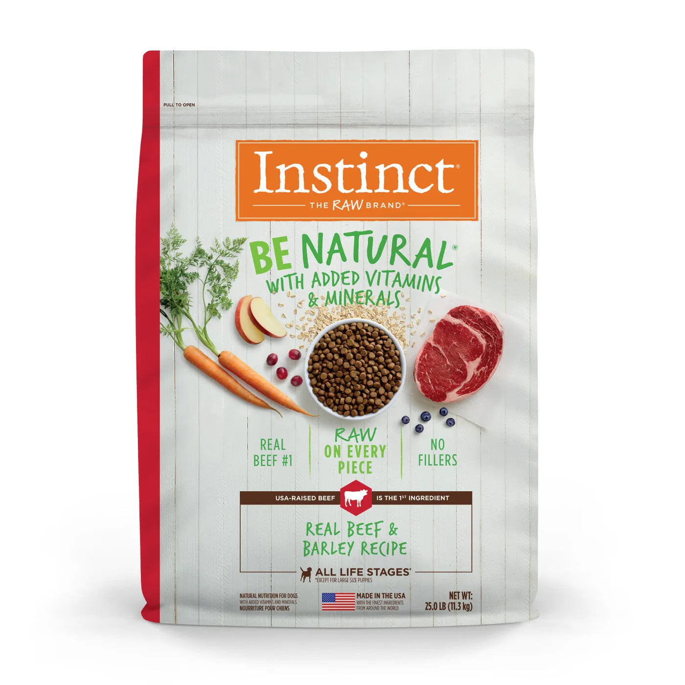 Purrfect Pet Kingdom® - Instinct Adult Be Natural Beef and Barley Dry Dog Food - Dry Dog Food