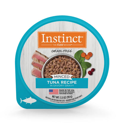 Purrfect Pet Kingdom® - Instinct Minced Tuna Cat Food Cup (3.5oz) - Wet Cat Food