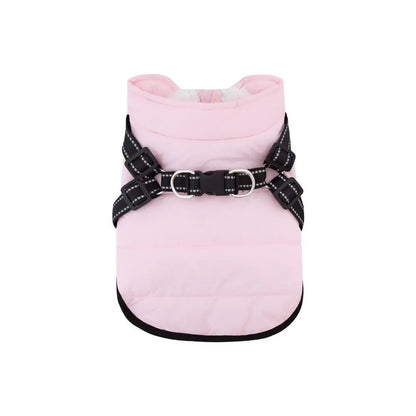 Purrfect Pet Kingdom® - Insulated Fleece-lined Dog Vest With Chest And Back Zipper - Pet Coats