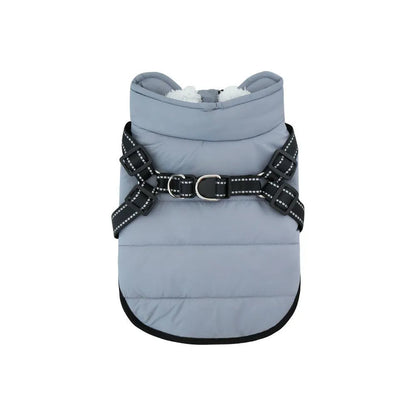 Purrfect Pet Kingdom® - Insulated Fleece-lined Dog Vest With Chest And Back Zipper - Pet Coats