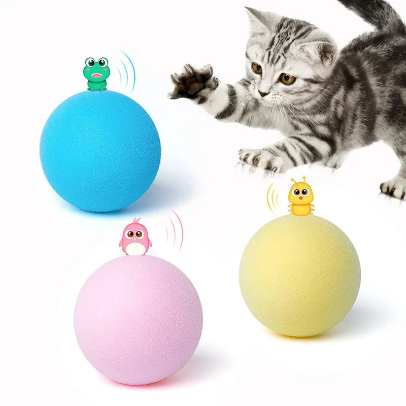 Purrfect Pet Kingdom® - Interactive Ball Smart Cat Toys, Plush Electric Catnip - Cat Toys
