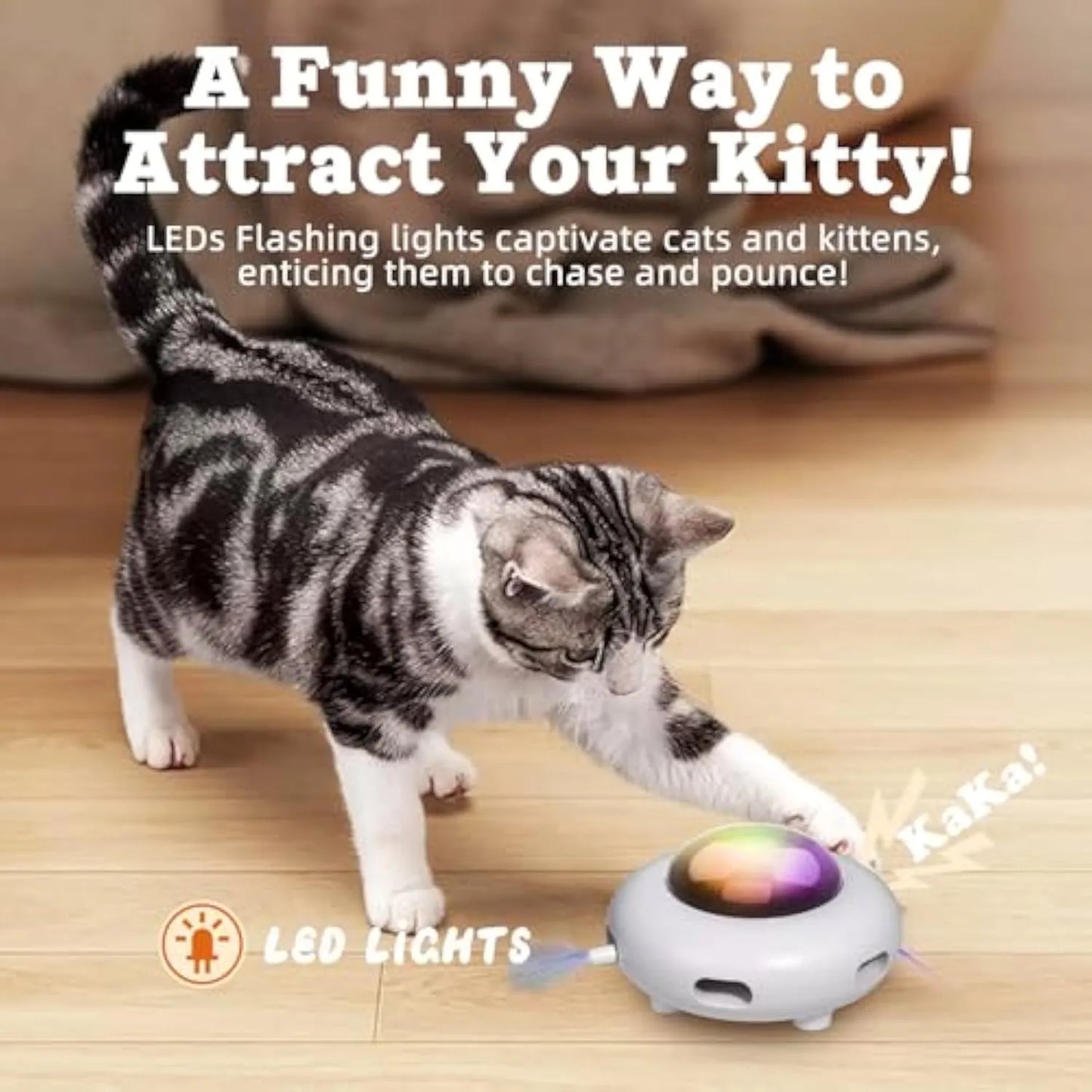 Purrfect Pet Kingdom® - Interactive Cat Toys For Indoor Cats Automatic Kitten Toys - Cat Toys