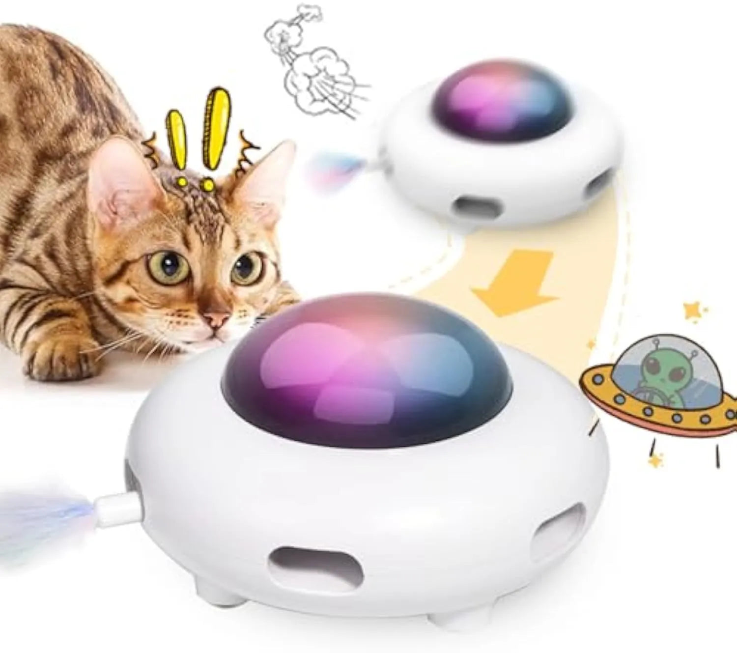 Purrfect Pet Kingdom® - Interactive Cat Toys For Indoor Cats Automatic Kitten Toys - Cat Toys