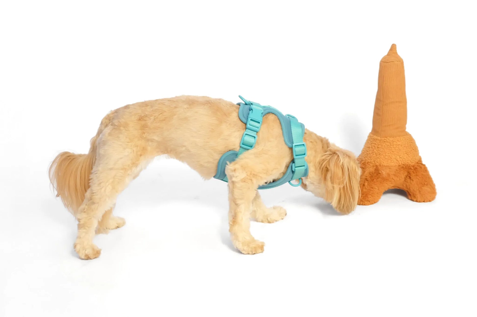 Purrfect Pet Kingdom® - Interactive Eiffel Tower Plush Toy for Dogs Enrichment Fun - Dog Toys
