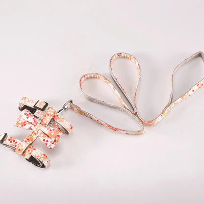 Purrfect Pet Kingdom® - Japanese Butterfly Vest Traction Rope Nylon Webbing Cat - Hands-Free Leashes