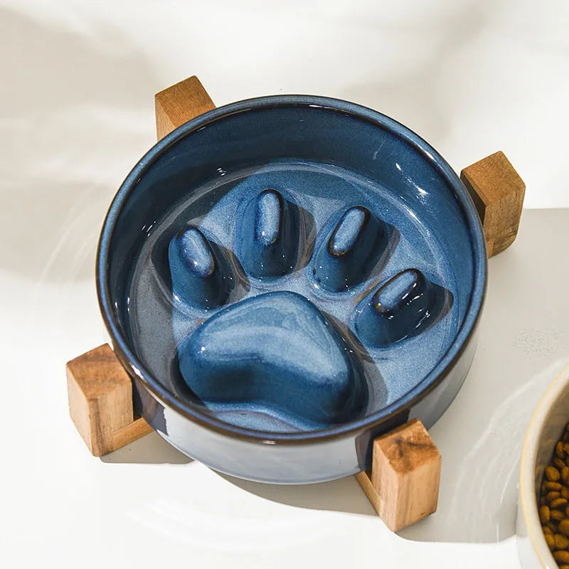 Purrfect Pet Kingdom® - Japanese Style Ceramic Pet Cat And Dog Bowl - Bowls