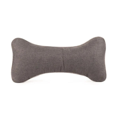Purrfect Pet Kingdom® - K9 Outdoors GreenDog Luxe Neutral Bone Shape Pet Pillow - Bolsters