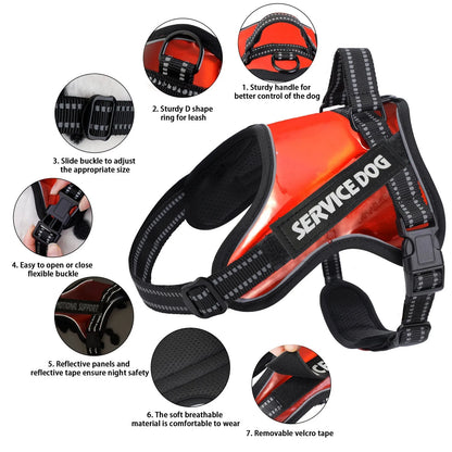 Purrfect Pet Kingdom® - Large And Medium-sized Dog Traction Rope Vest - Dog Harness