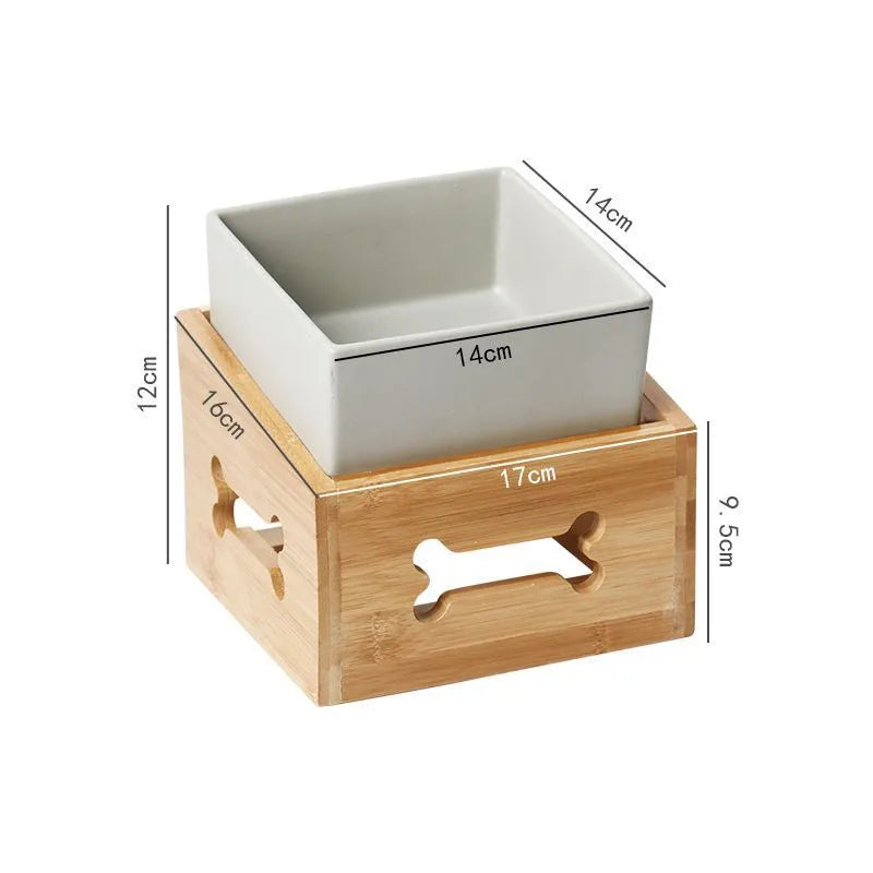 Purrfect Pet Kingdom® - Large Capacity High Stand Ceramic Pet Bowl - Bowls