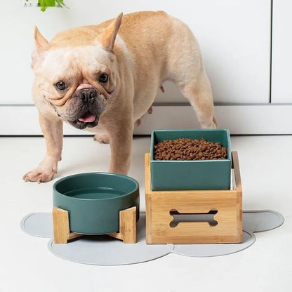Purrfect Pet Kingdom® - Large Capacity High Stand Ceramic Pet Bowl - Bowls