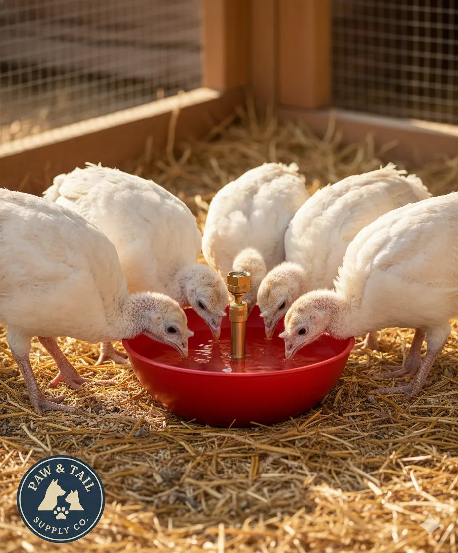 Purrfect Pet Kingdom - Little Giant King Size Automatic Poultry Water Fount Turkey 2550 1.5 Qt - Bird Feeder