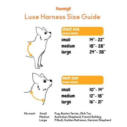 Purrfect Pet Kingdom - Luxe Poppy Floral Dog Harness with Adjustable Comfort Fit - Harnesses