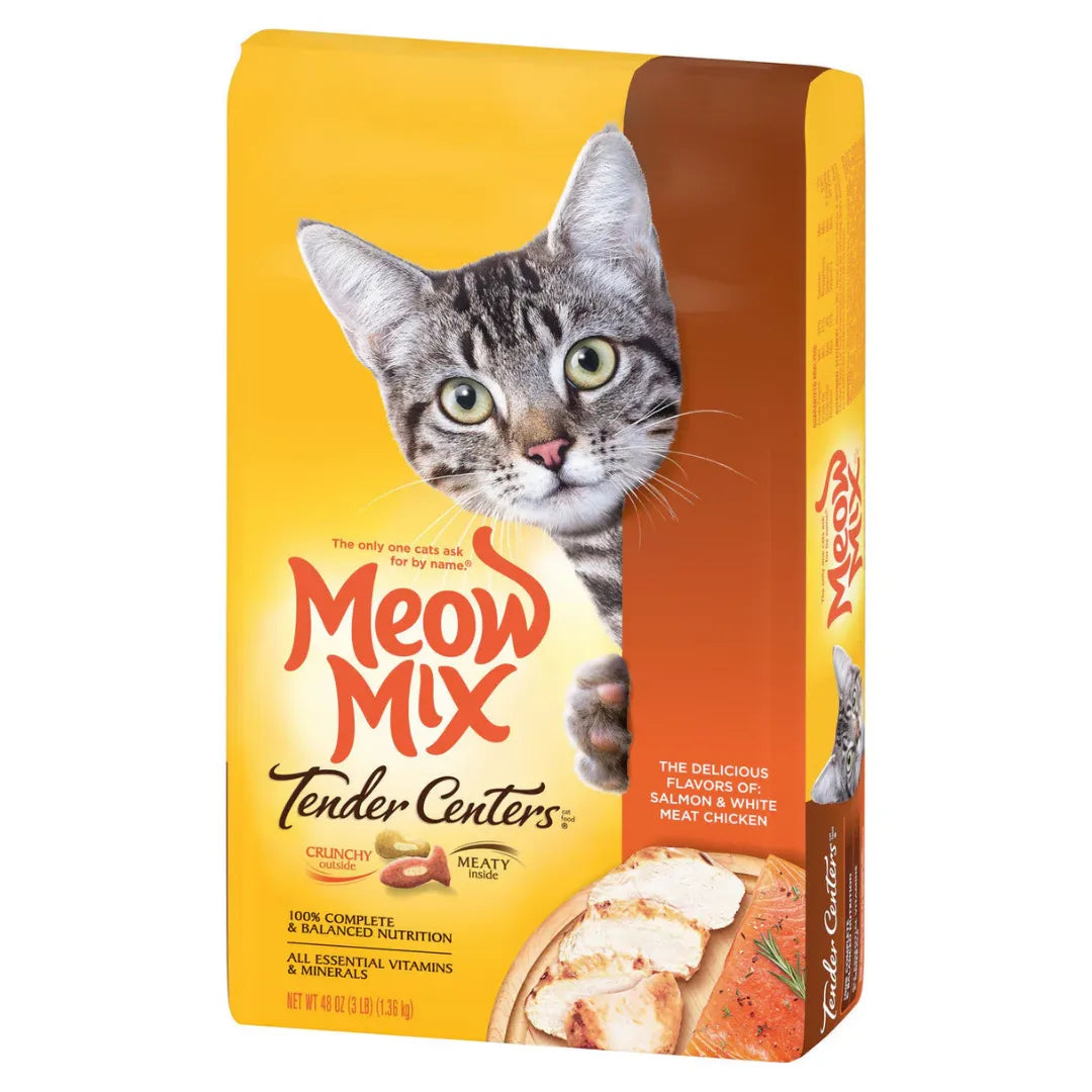 Purrfect Pet Kingdom - Meow Mix Tender Centers Salmon and Turkey Premium Cat Food - Non-Prescription Cat Food