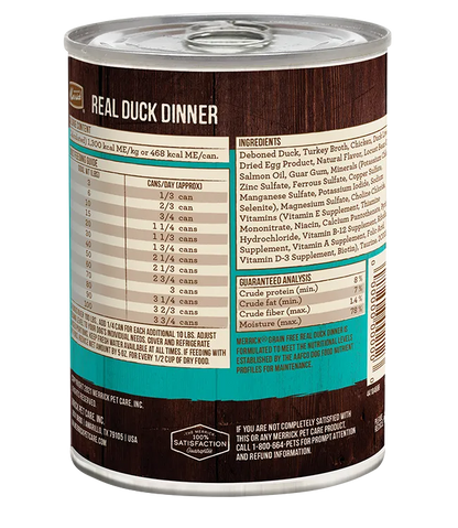 Purrfect Pet Kingdom® - Merrick Grain Free Real Duck Dinner Wet Dog Food (12.7oz) - Wet Dog Food