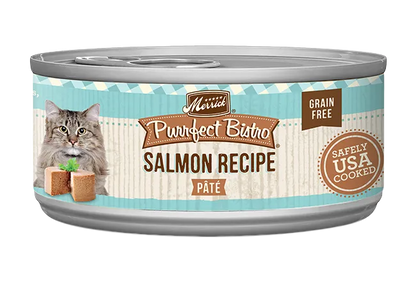 Purrfect Pet Kingdom® - Merrick Purrfect Bistro Grain Free Adult Salmon Pate Cat - Wet Cat Food