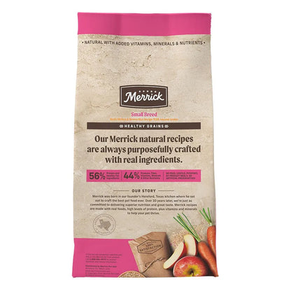 Purrfect Pet Kingdom® - Merrick Small Breed Real Chicken & Brown Rice Recipe Dry Dog - Dry Dog Food