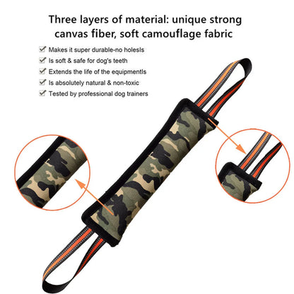 Purrfect Pet Kingdom® - Molar Fine Hemp Bite Stick Bite-resistant Dog Training Stick - Dog Toys