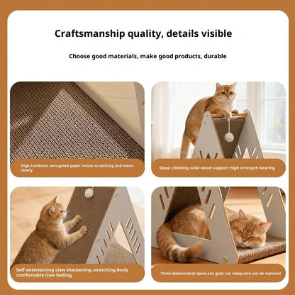 Purrfect Pet Kingdom® - Multi-functional Corrugated Cardboard Scratching Board Cat - Cat Scratchers