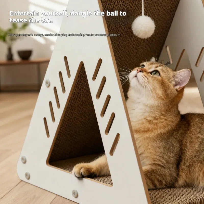 Purrfect Pet Kingdom® - Multi-functional Corrugated Cardboard Scratching Board Cat - Cat Scratchers