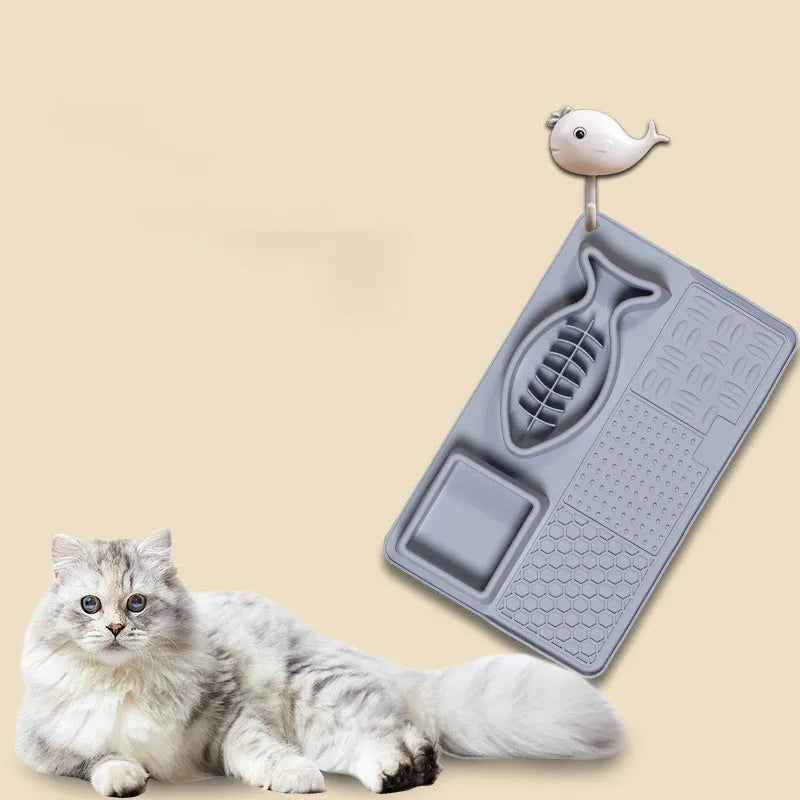 Purrfect Pet Kingdom® - Multifunction Pet Slow Feeder Bowls Dog Licking Mat With - 4