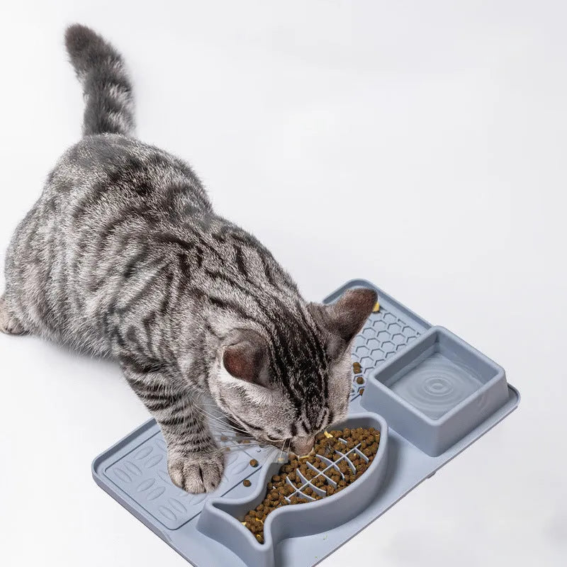 Purrfect Pet Kingdom® - Multifunction Pet Slow Feeder Bowls Dog Licking Mat With - 4