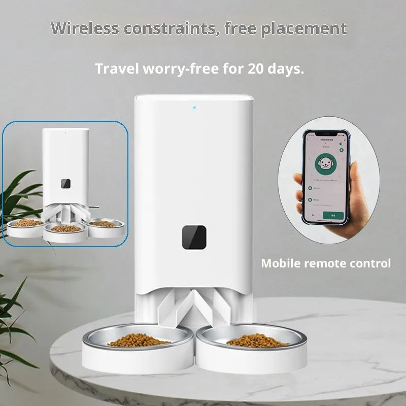 Purrfect Pet Kingdom® - Multiple Smart Pet Automatic Feeders With Timed And - Auto Feeders