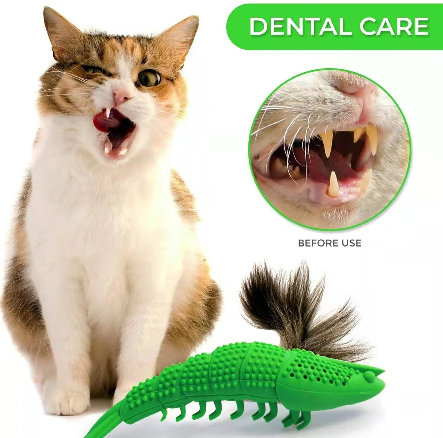 Purrfect Pet Kingdom® - New Catnip Toys For Cats 360 Degree Teeth Cleaning - 4