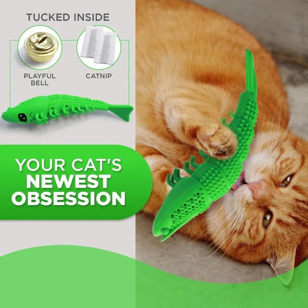 Purrfect Pet Kingdom® - New Catnip Toys For Cats 360 Degree Teeth Cleaning - Cat Toys