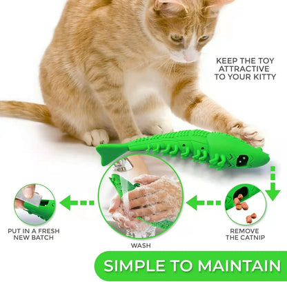Purrfect Pet Kingdom® - New Catnip Toys For Cats 360 Degree Teeth Cleaning - Cat Toys