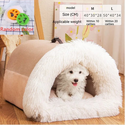 Purrfect Pet Kingdom® - New Splice Portable Pet Nest Portable Autumn And Winter Warm - Beds