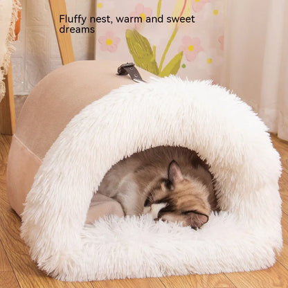 Purrfect Pet Kingdom® - New Splice Portable Pet Nest Portable Autumn And Winter Warm - Beds