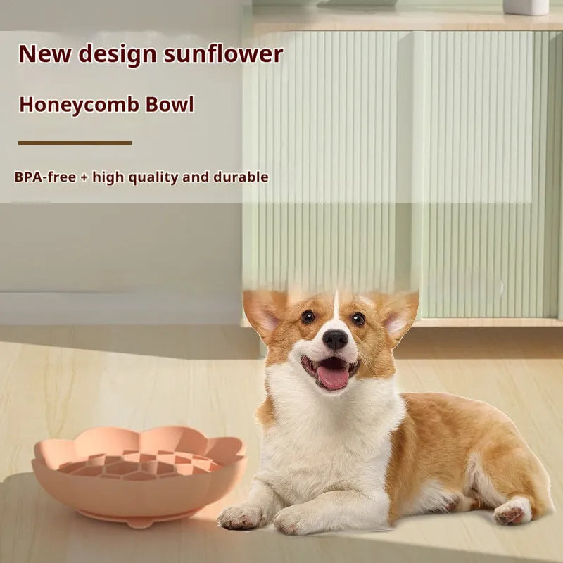 Purrfect Pet Kingdom® - Non-slip Environmentally Friendly Slow Food Dog Basin - Slow Feeder Bowls