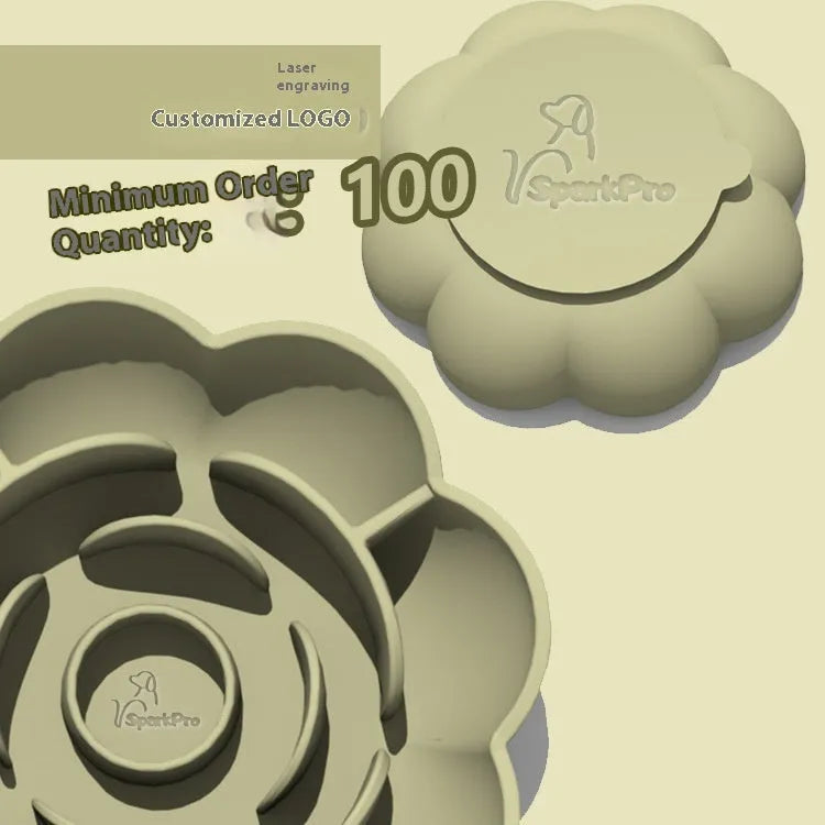 Purrfect Pet Kingdom® - Non-slip Slow Feeding Silicone Dog Food Bowl Easy To Clean - 0