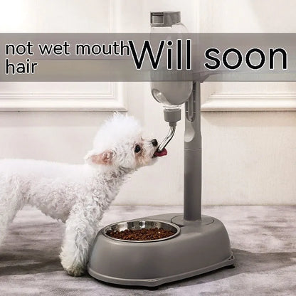 Purrfect Pet Kingdom® - Non Wet Mouth Hanging Dog Water Dispenser For Pets - Water Fountains