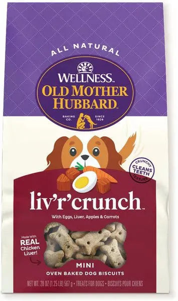 Purrfect Pet Kingdom® - Old Mother Hubbard Liv'R'Crunch Mini Crunchy Dog Treats - Dog Treats