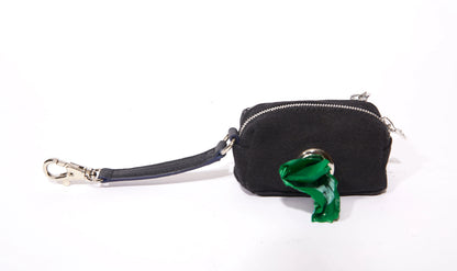 Purrfect Pet Kingdom® - Ostrich Leather Poop Bag Dispenser for Dogs – Daily Walks - Standard Dispensers & Holders