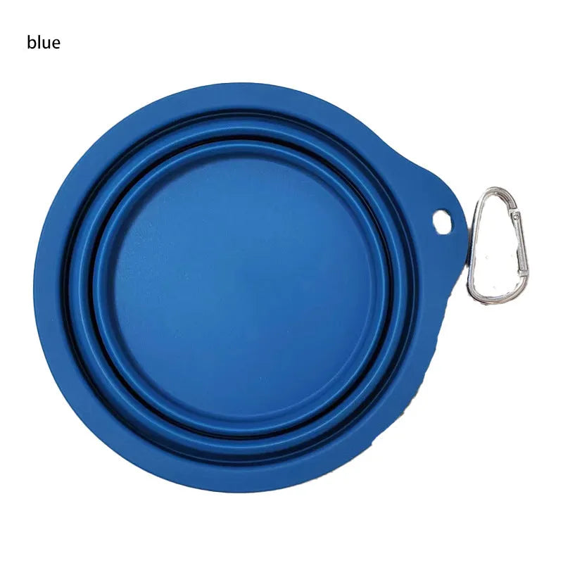 Purrfect Pet Kingdom® - Outdoor Dog Folding Bowl Silicone Pet Bowl Drinking And - Dog Travel Bowls