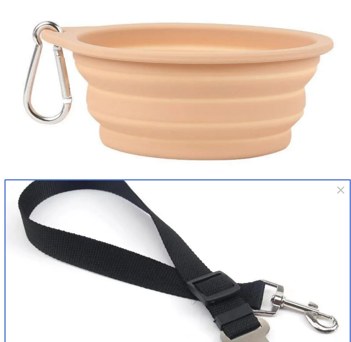 Purrfect Pet Kingdom® - Outdoor Dog Folding Bowl Silicone Pet Bowl Drinking And - Dog Travel Bowls