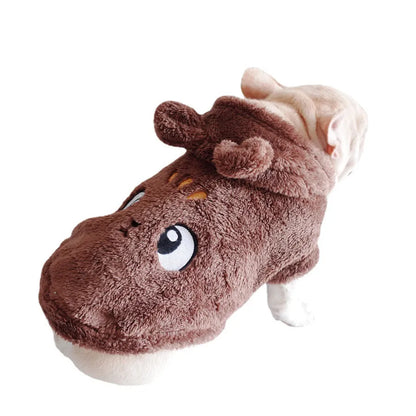 Purrfect Pet Kingdom® - Pet Apparel Embroidery Cartoon Hooded Vest - Hoodies