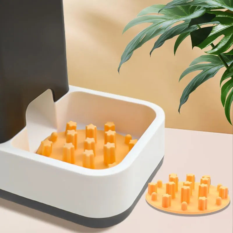 Purrfect Pet Kingdom® - Pet Automatic Feeder Specific Slow-Feeding Mat Made From - Slow Feeder Bowls
