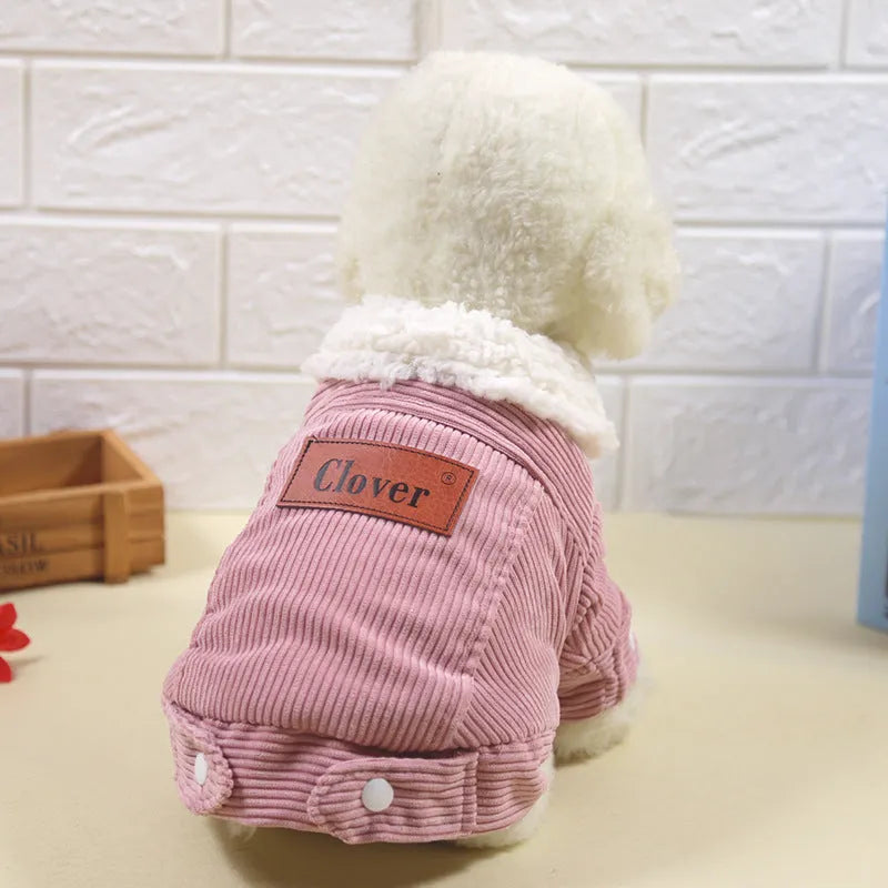 Purrfect Pet Kingdom® - Pet Bichon Pomeranian Small Puppy Warm Thickened Winter - Hoodies