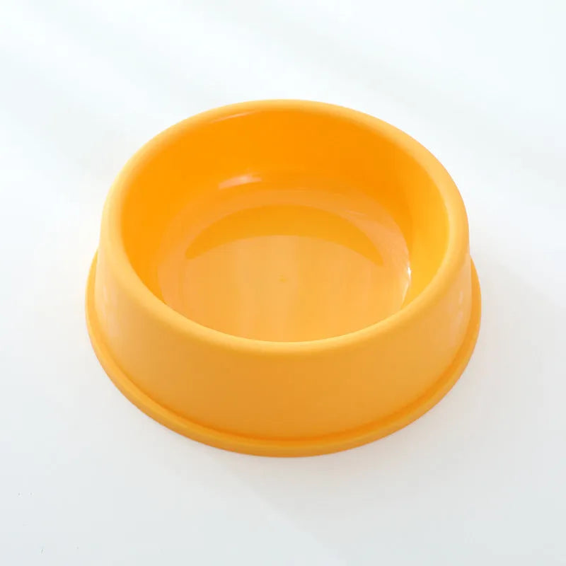 Purrfect Pet Kingdom® - Pet Bowl Plastic Frosted Footprints Dog Cat Feeding Water - Bowls