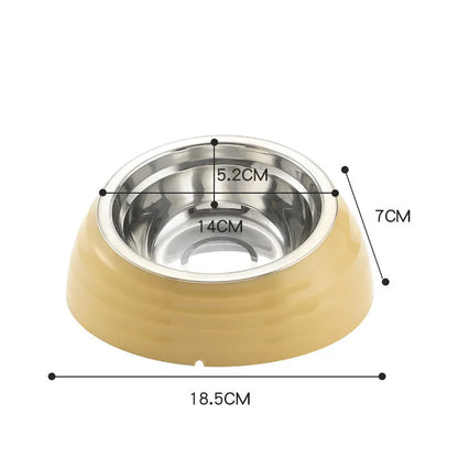 Purrfect Pet Kingdom® - Pet Bowl Stainless Steel Cat Bowl Feeder - Bowls