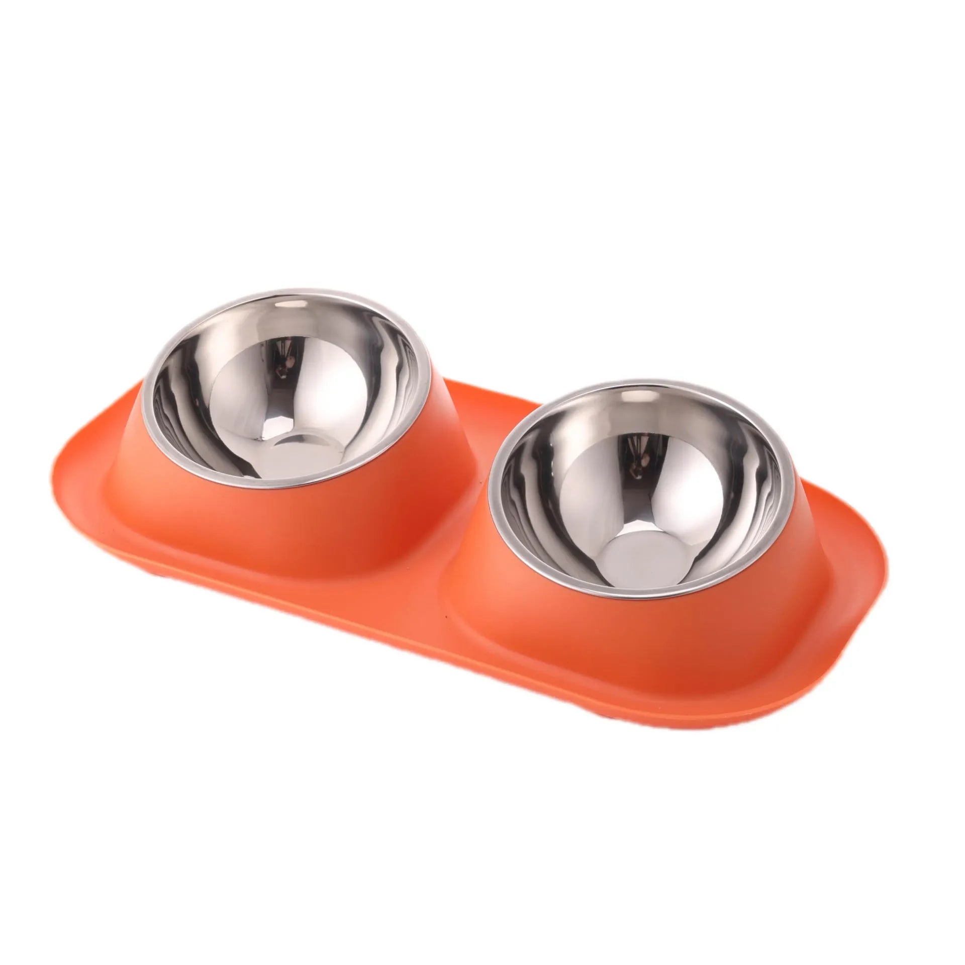 Purrfect Pet Kingdom® - Pet Bowl Stainless Steel Dog Double Neck Basin - Bowls