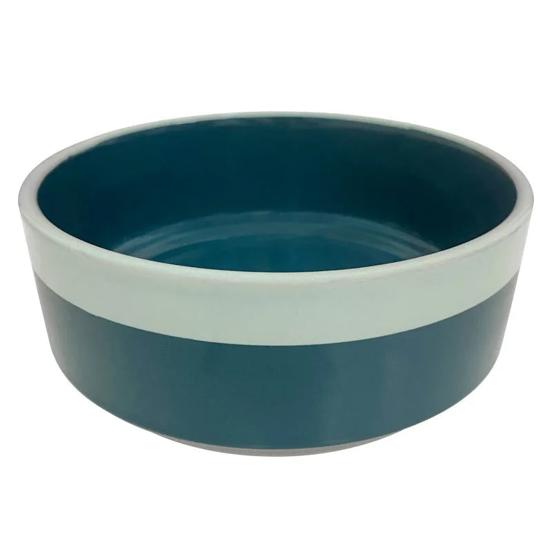 Purrfect Pet Kingdom® - Pet Ceramic Bowl In Stock Simple Style - Bowls
